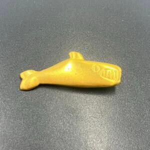 Franklin Mint Gold Tone Whale Brooch Pin Collectible Animal Marine Life Jewelry